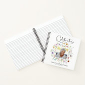 Wildflower Celebration of Life Uitvaart Gastenboek Notitieboek (Binnen)