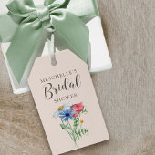 Wildflower Charm rustiek Bloemen Vrijgezellenfeest Cadeaulabel