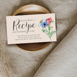 Wildflower Charm Vrijgezellenfeest Recept Kaart Aa