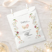 Wildflower Chic Boho Bloemen Baby shower Souvenir Bedankzakje (Geknipt)