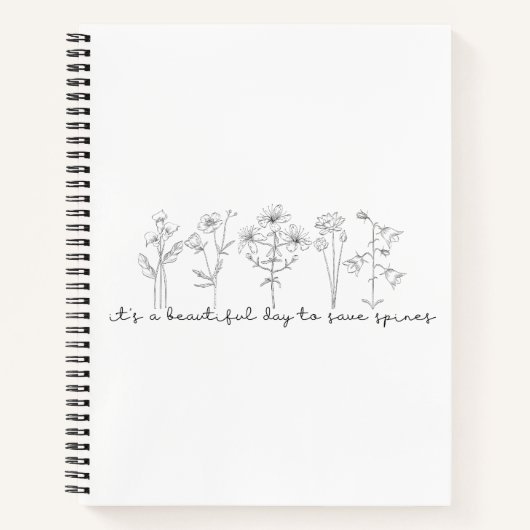 Wildflower Chiropractie, Chiropractor, Wervelkolom Notitieboek (Voorkant)
