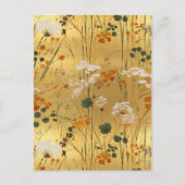 Wildflower Chiyogami Briefkaart (Voorkant)