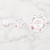 Wildflower Cirkel Dooptafel Confetti (Voorkanten)