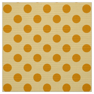 WILDFLOWER - Classic Gold Polka Dots op Mod Yellow Stof