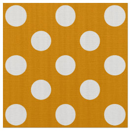 WILDFLOWER - Classic Polka Dots op Gouden Geel Stof