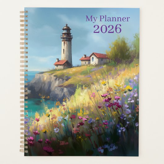Wildflower Clifftop Lighthouse Planner (Voorkant)