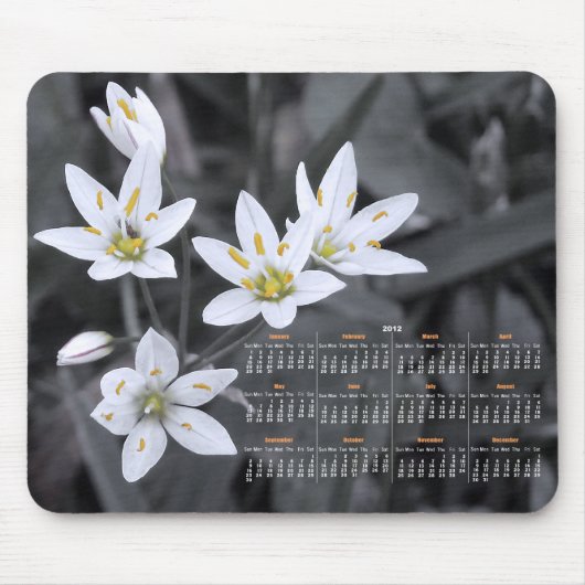 Wildflower Cluster Fotografie 2012 Kalender Muismat (Voorkant)