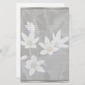 Wildflower Cluster Stationery met optionele lijnen Briefpapier (Voorkant / Achterkant)