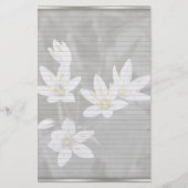 Wildflower Cluster Stationery met optionele lijnen Briefpapier (Voorkant)