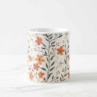Wildflower Coffee mok, Floral Coffee mok, Botanica Magische Mok
