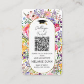  Wildflower College afstuderen Visitekaartje (Voorkant)