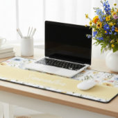 Wildflower Colorful Spring Floral  Desk Mat