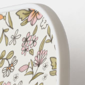 Wildflower Custom Name Monogram Pickleball Paddle (Links Detail)