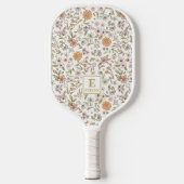 Wildflower Custom Name Monogram Pickleball Paddle (Voorkant)