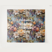  Wildflower Custom Retirement Gifts voor haar Wandkleed (Voorkant (horizontaal))