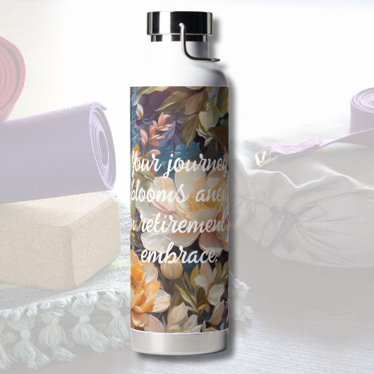  Wildflower Custom Retirement Gifts voor haar Waterfles