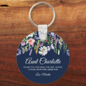 Wildflower Custom Tante Sleutelhanger (Voorkant)