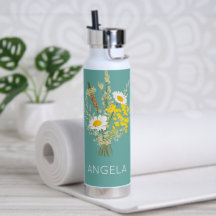 Wildflower Daisies Bloemboeket Aangepaste naam