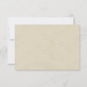 Wildflower Daisy Wedding RSVP Kaartje (Achterkant)
