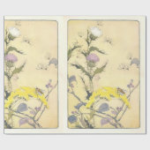  Wildflower Dandelions Cadeaupapier (Vlak)