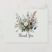 Wildflower dank u briefkaart (Voorkant)