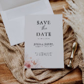 Wildflower De datum opslaan Sjabloon Kaart