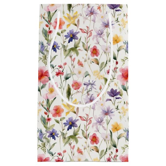 Wildflower Delight Kleurrijk Klein Cadeauzakje (Voorkant)