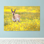 Wildflower diner canvas afdruk (Insitu (Houten vloer))