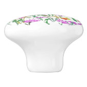 Wildflower Doodle Keramische Knop (Zijkant)