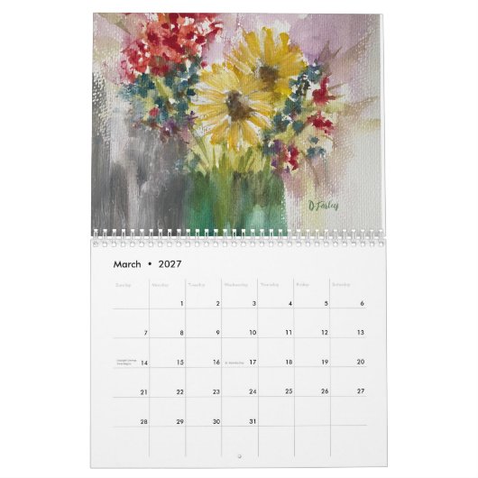 Wildflower Dreams Kalender 2025 (Mar 2027)