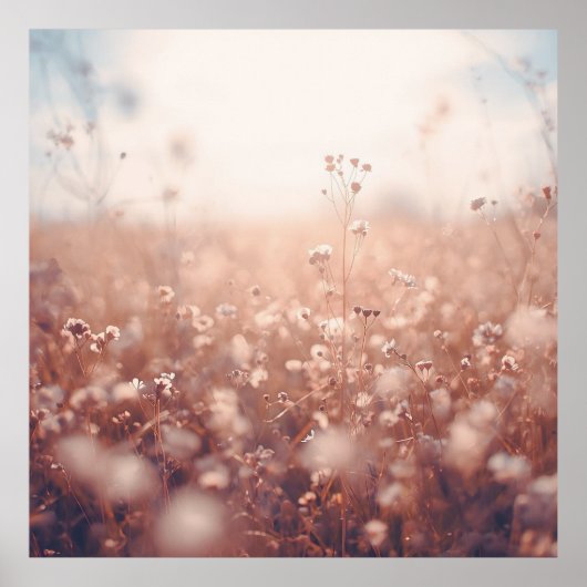 Wildflower Dreamscape  Poster (Voorkant)