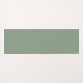 Wildflower Dusty Sage Floral Green Yogamat (Achterkant (horizontaal))