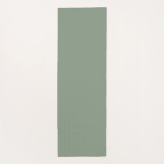 Wildflower Dusty Sage Floral Green Yogamat (Achterkant)