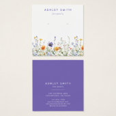 Wildflower Earring Display Kaart (Voorkant /achterkant)