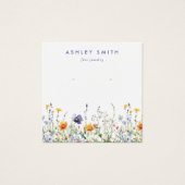 Wildflower Earring Display Kaart (Voorkant)
