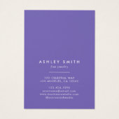 Wildflower Earring Ketting Display Kaart (Achterkant)