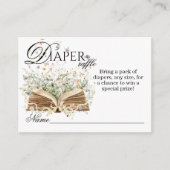 Wildflower Een nieuw hoofdstuk beginnen Baby showe Informatiekaartje (Voorkant)