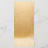 Wildflower Eenvoudig 3 gangen bruiloft menu (Achterkant)