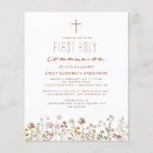 Wildflower eerste heilige communie in bloei (Voorkant)