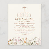 Wildflower eerste heilige communie in bloei (Voorkant)