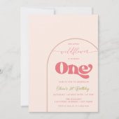 Wildflower eerste verjaardag kaart (Voorkant)