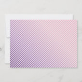 Wildflower eerste verjaardagsfeestje uitnodigen kaart (Achterkant)