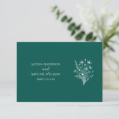 Wildflower Elegance-RSVP-Wedding- Briefkaart (Staand voorkant)