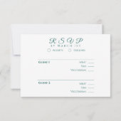Wildflower Elegance-RSVP-Wedding- Briefkaart (Achterkant)
