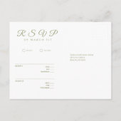 Wildflower Elegance-RSVP-Wedding- Briefkaart (Achterkant)