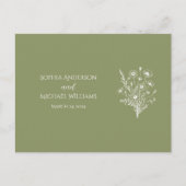 Wildflower Elegance-RSVP-Wedding- Briefkaart (Voorkant)