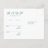 Wildflower Elegance-RSVP-Wedding- Briefkaart (Achterkant)