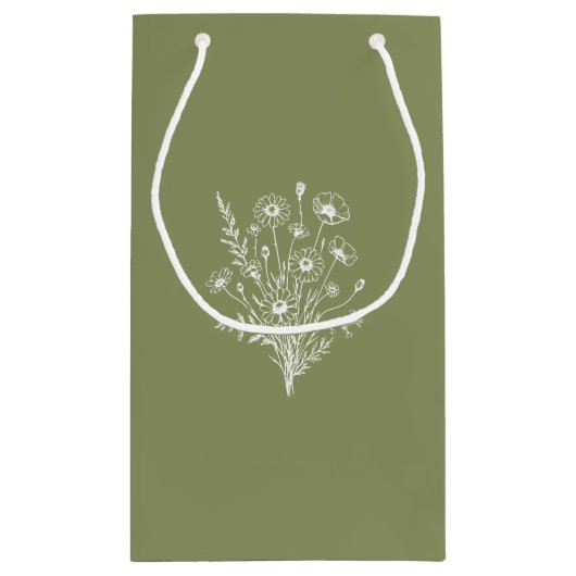 Wildflower Elegance-Wedding- Klein Cadeauzakje (Achterkant)