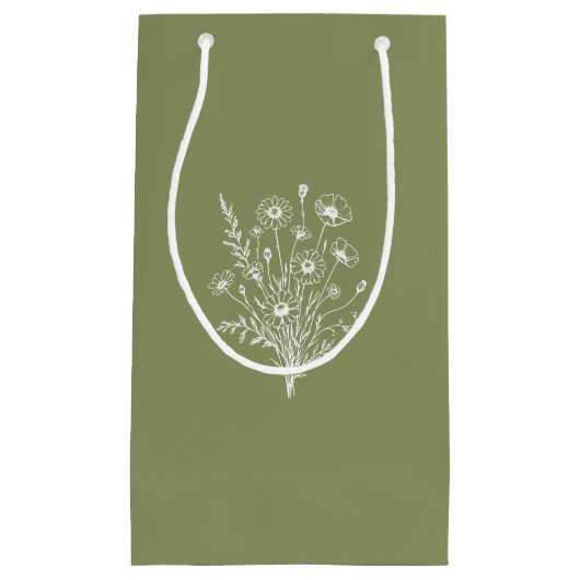 Wildflower Elegance-Wedding- Klein Cadeauzakje (Voorkant)