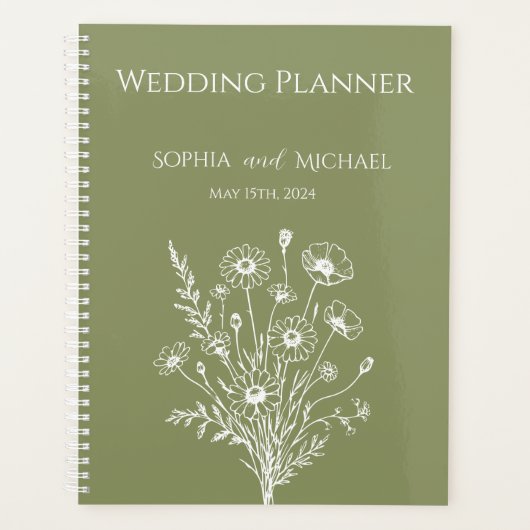 Wildflower Elegance-Wedding-Planner Planner (Voorkant)
